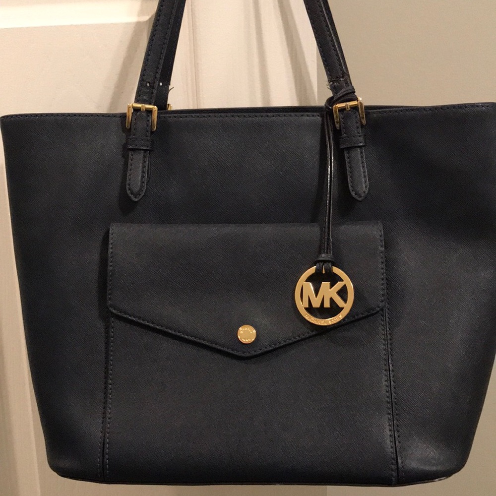 Navy Blue Michael Kors Tote